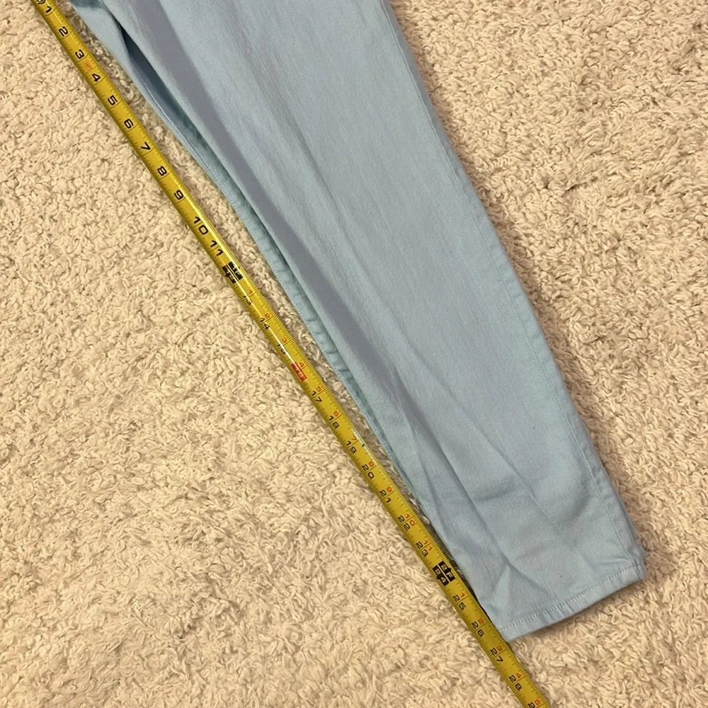 MICHAEL KORS 4 pale blue skinny cropped jeans